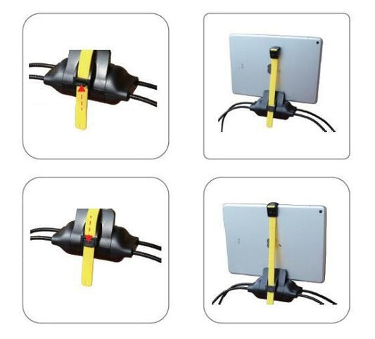 Angle adjustment Tablet Stand with Flexible Leg