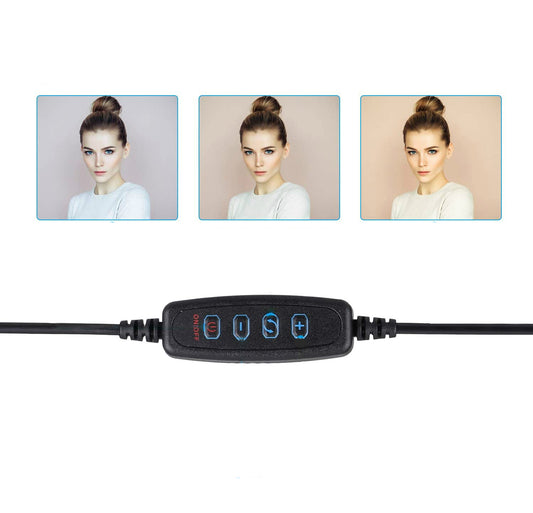10 LED Ring Light Lamp Phone Selfie Camera