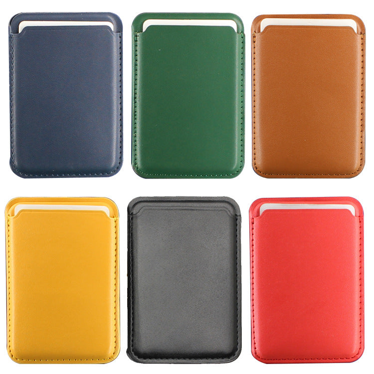 Leather Holder Magnetic Card Holder Apple Holder Magnetic Card Holder