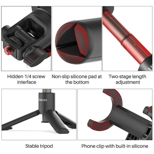 Mini Selfie Stick Tripod Adjustable Viewing Angle Phone Holder