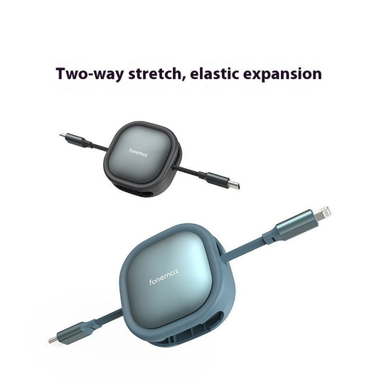 Telescopic Data Cable Mobile Phone PD Fast Charging