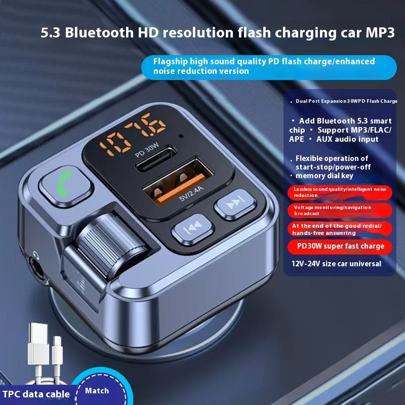 MP3 Player Bluetooth-compatible Receiver Fast Charging Car Charger