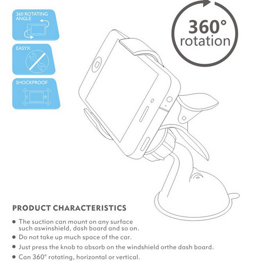 Multi-function mobile phone holder