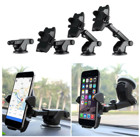 Car Telescopic Arm Suction Cup Mobile Phone Holder