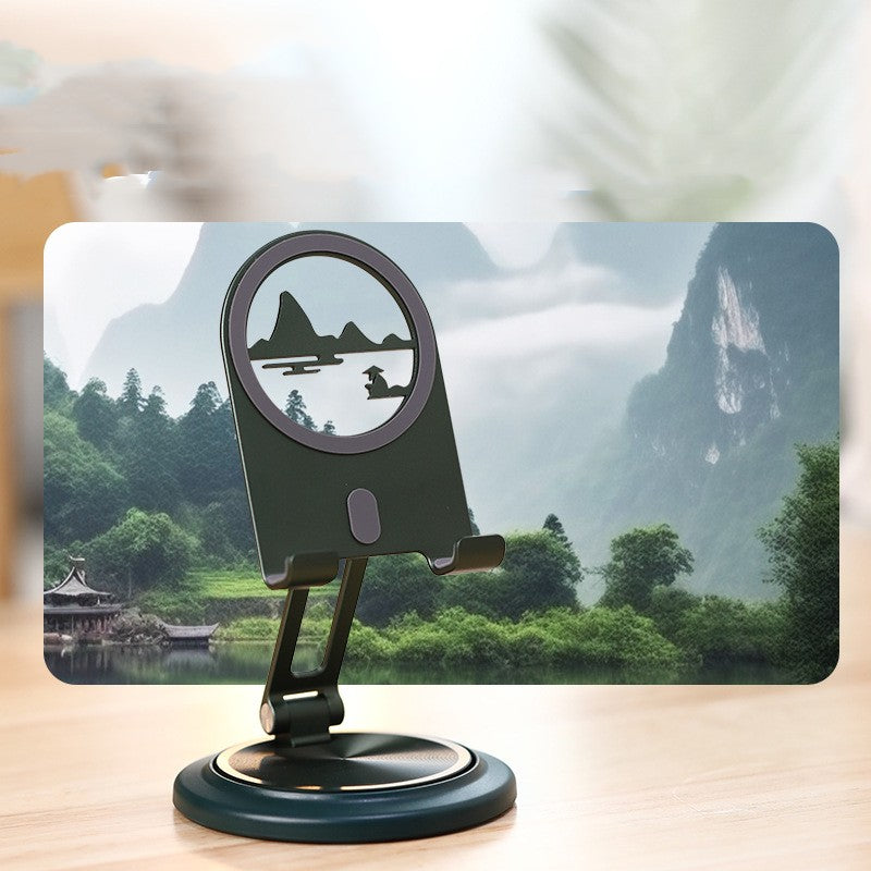 Wooden Base Mobile Phone Holder