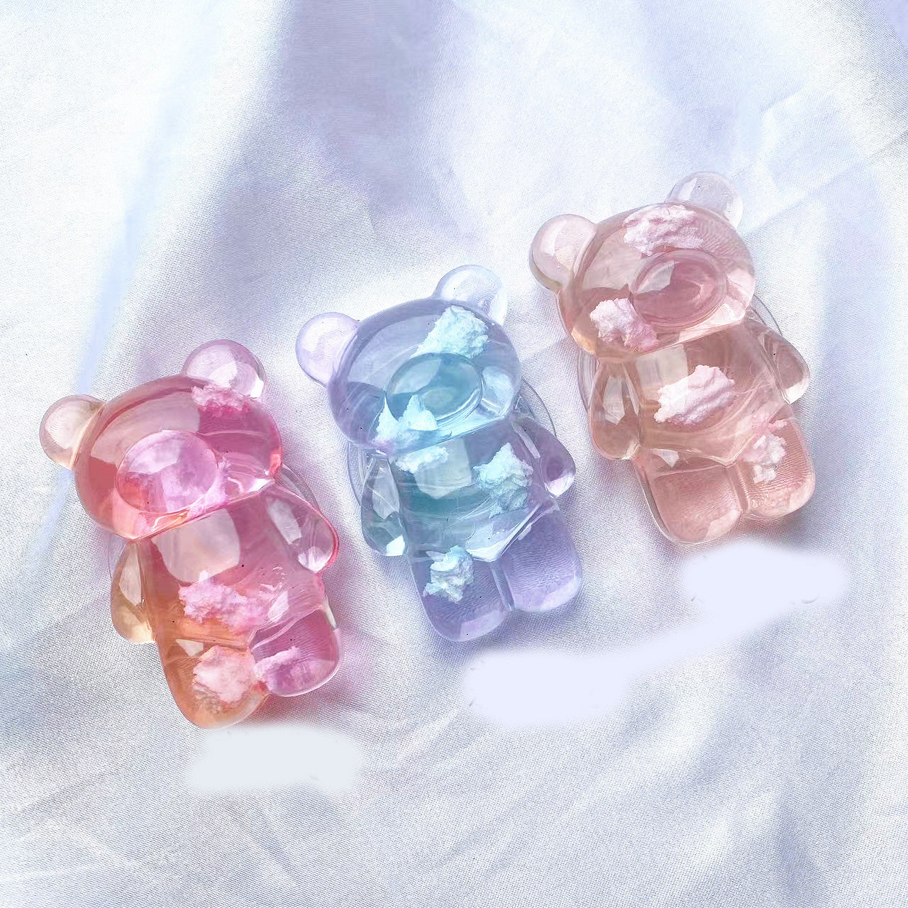 Gradient Bear White Cloud Mobile Phone Airbag Holder