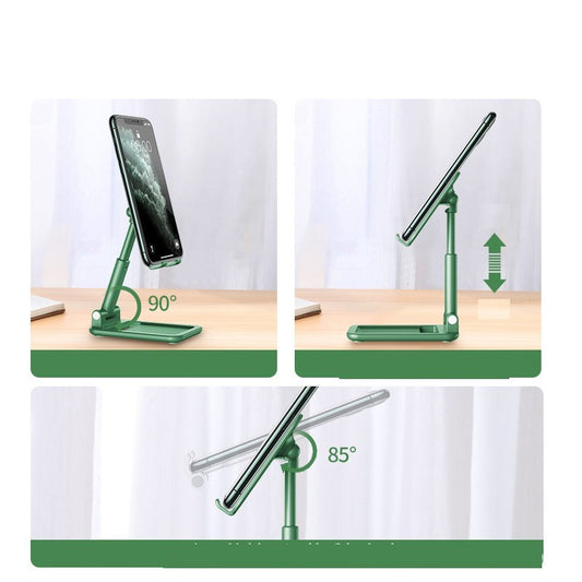 Telescopic folding mobile phone tablet universal desktop stand