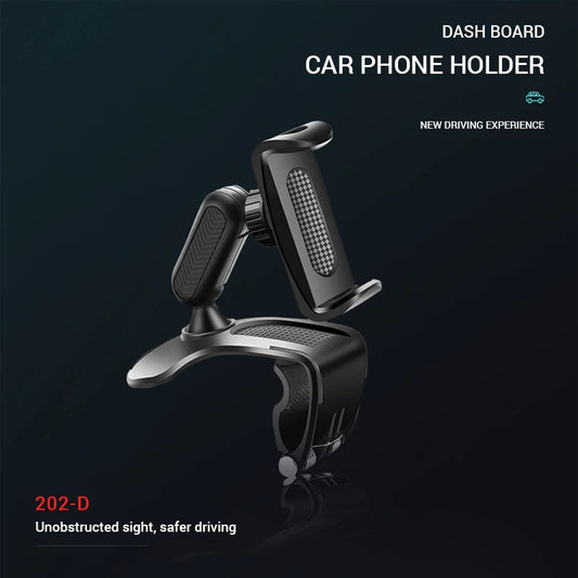 360-Degree Rotation Car Phone Holder Clip Car Smartphone