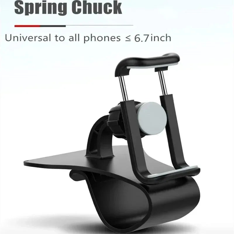 Car Dashboard Spring Chuck Phone Holder