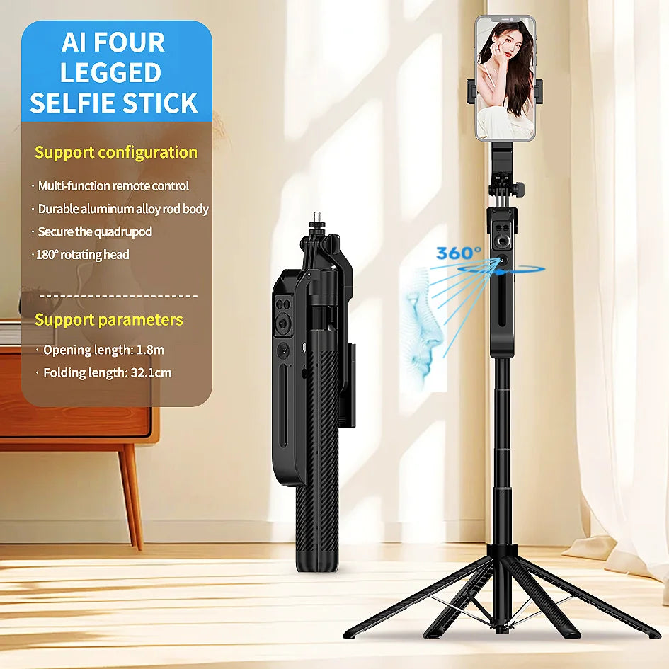 COOL DIER C12 New Selfie Stick Gimbal Stabilizer