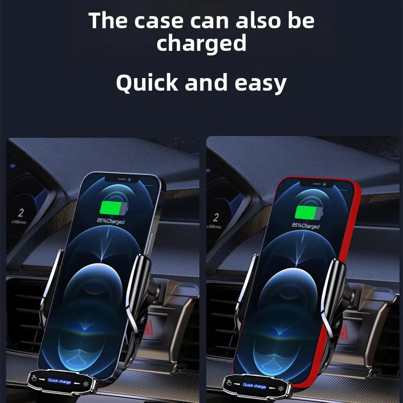 Wireless Charger For Car Mobile Cell Phone Holder Support