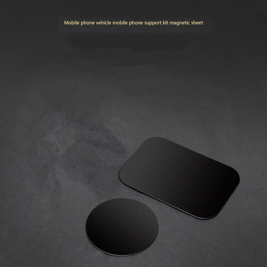 Matte black magnetic sheet adhesive metal plate for car