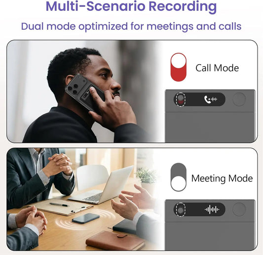 64GB AI Voice Recorder with Fast Transcription, Summaries