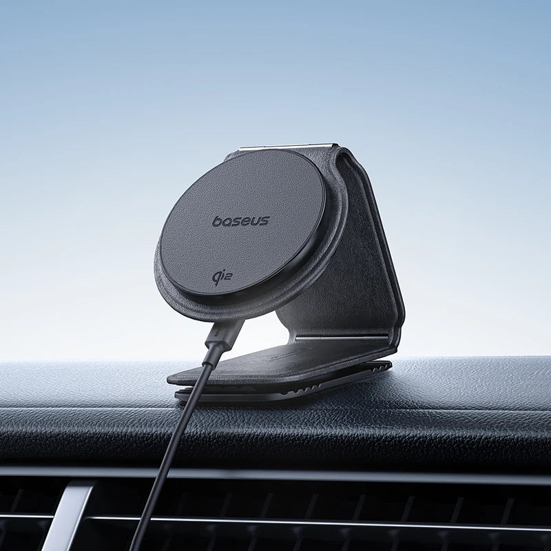 Baseus Car Phone Holder for iPhone 12-16 Wireless Charger
