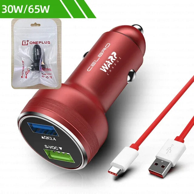 Car USB Phone Charger Fast Charging For Oneplus