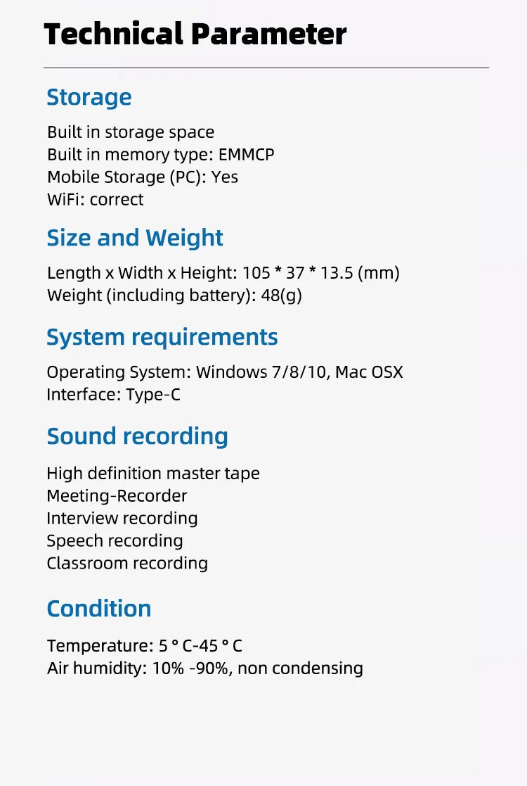 Philips VTR6960 100% Original Voice Recorder 192K HD Recording