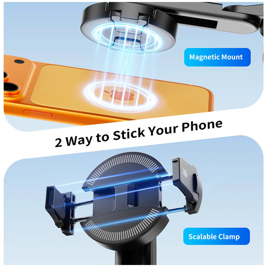 Portable Magnetic Selfie Stick Multifunctional Phone Holder