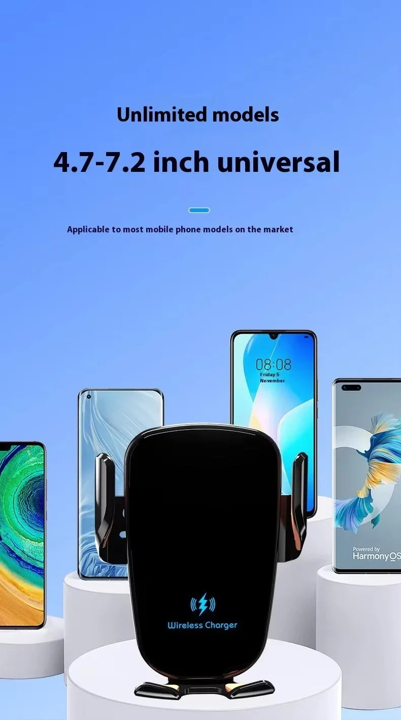 Wireless Car Charger Air Vent Fast Charging Phone Holder