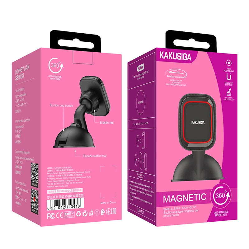 Universal Magnetic Car Phone Holder Mount 360 Rotation