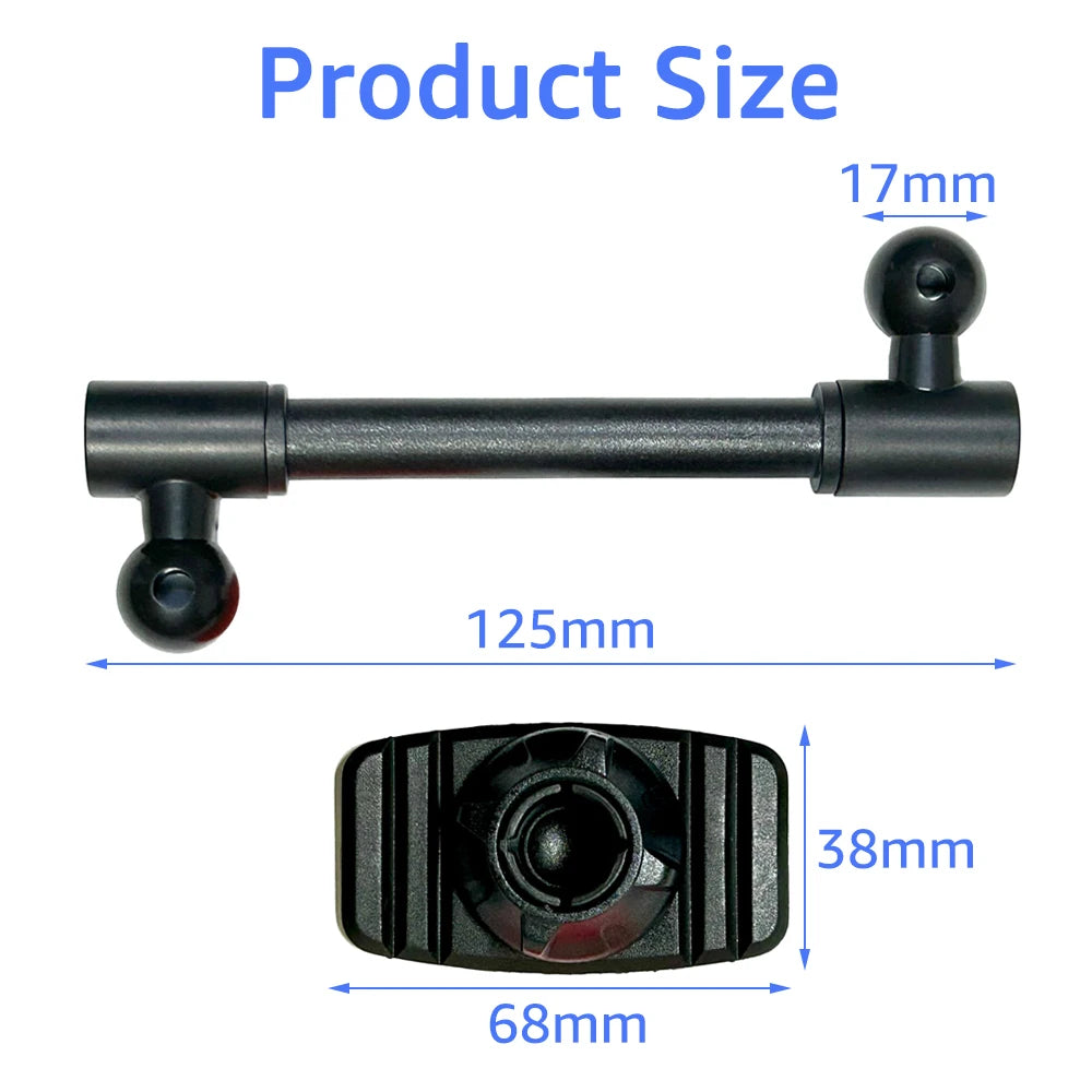 17mm Ball Head Hose Glue Sticker Base for Car