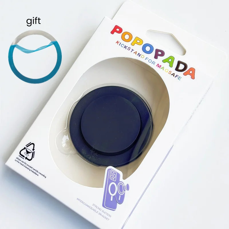 Magnetic Folding Mobile Phone Grip Holder Socket