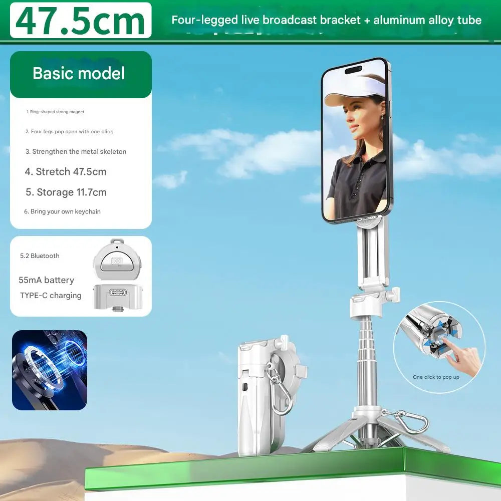 Upgraded Multi-Function Foldable Magnetic Phone Holder