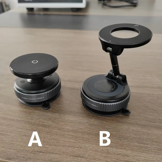 Vacuum Suction Magnetic Car Phone Holder for Glass Surface