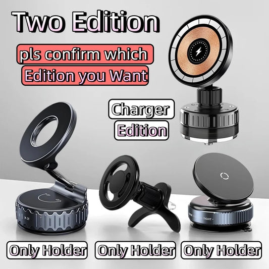 15W Universal Magnetic Car Phone Wireless Charger Holder