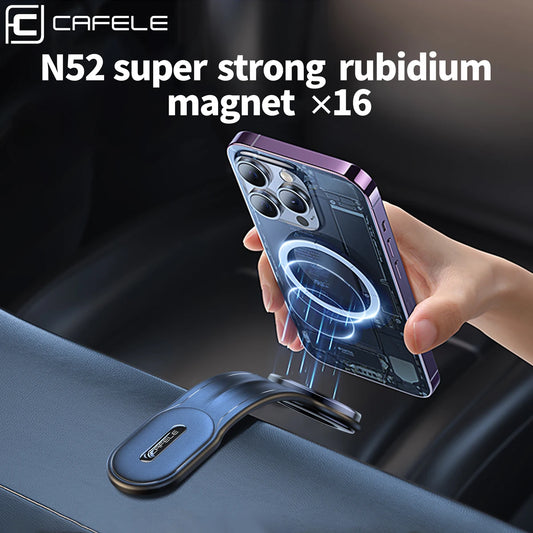 Magnetic Car Phone Holder Foldable Car Cell Phone Support Mount