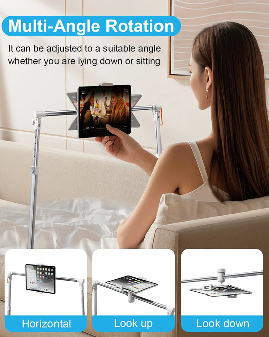 Eary Foldable Tablet Phone Holder Stand for Bed Overhead Mount