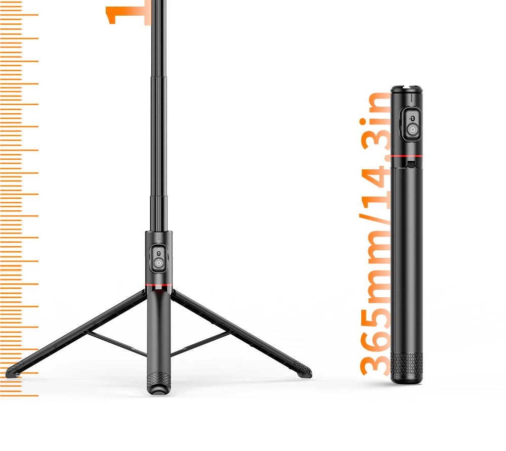 C10 Selfie Stick 72 Inch Aluminum Alloy with Wireless Bluetooth