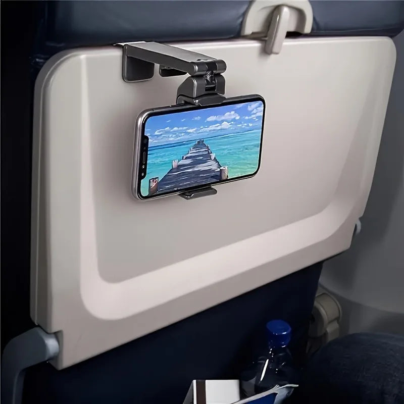 Universal Foldable Airplane Travel Phone Holder Desk Lazy Car Seat