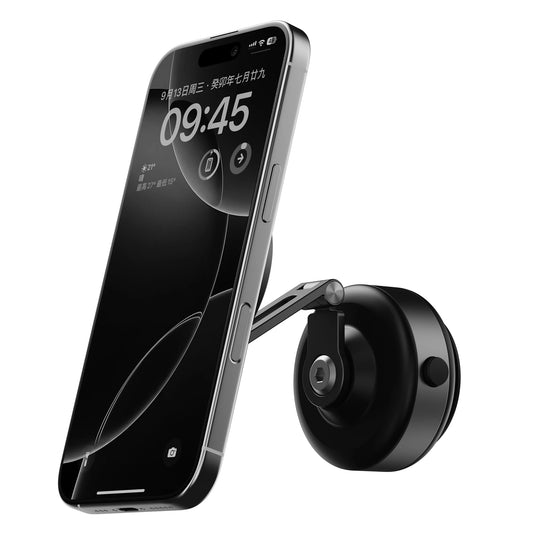 Magnetic Vacuum Adsorption Phone Car Holder Foldable