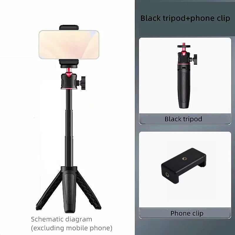 FGCLSY Extension Pole Tripod, Mini Selfie Stick Tripod Stand