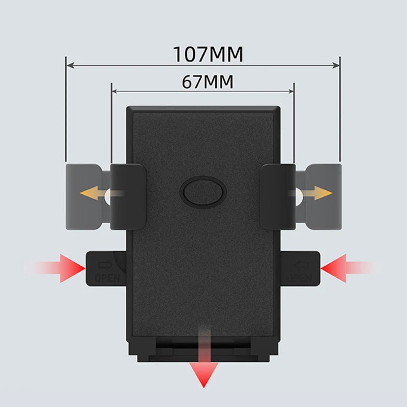 Universal 4-6.5inch Mobile Phone Holder Stand Bracket 360° View
