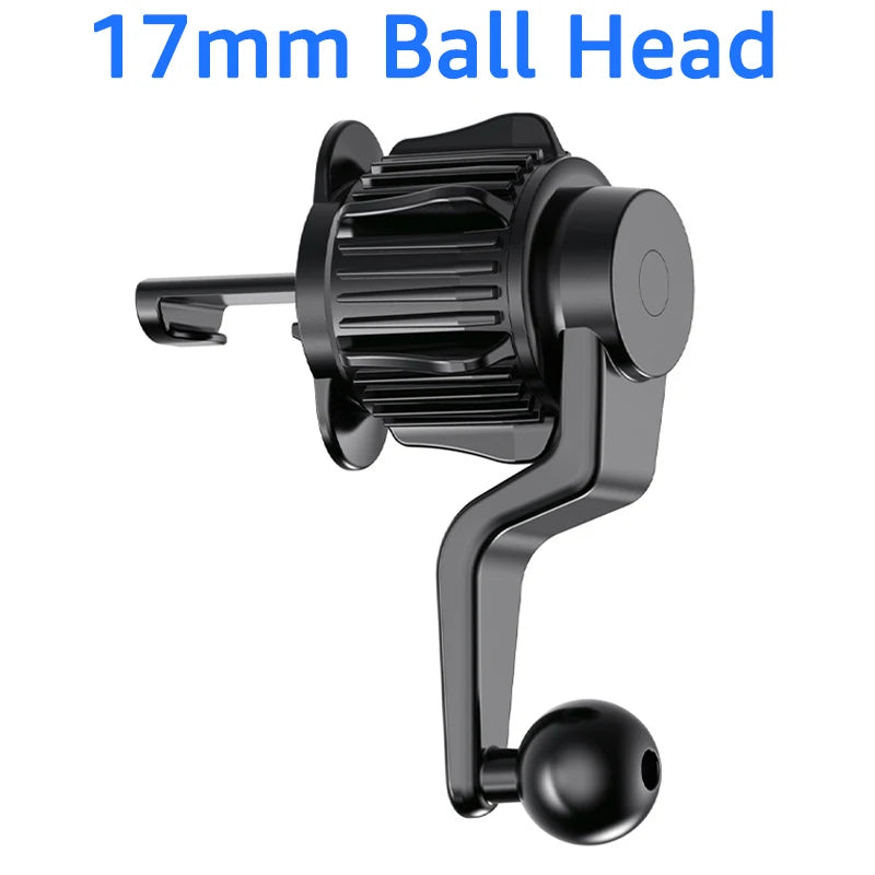 iBudim Universal Car Air Vent Hook Clip 17mm Ball Head Base