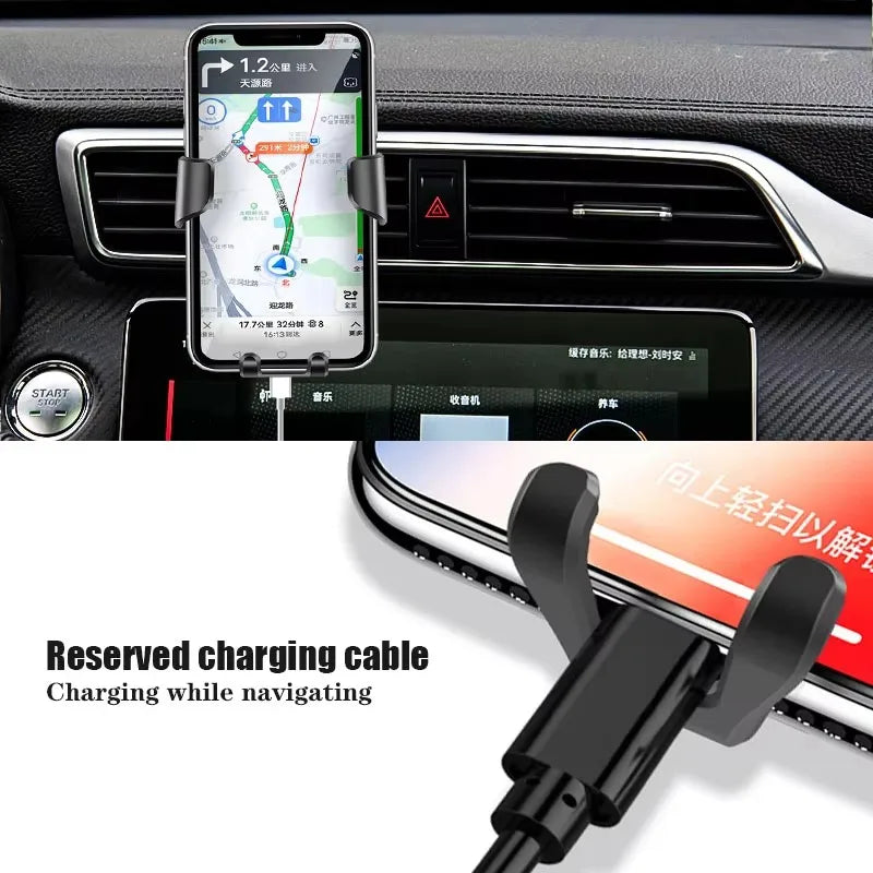Car Phone Holder Gravity Sensing Auto Grip Universal Bracket
