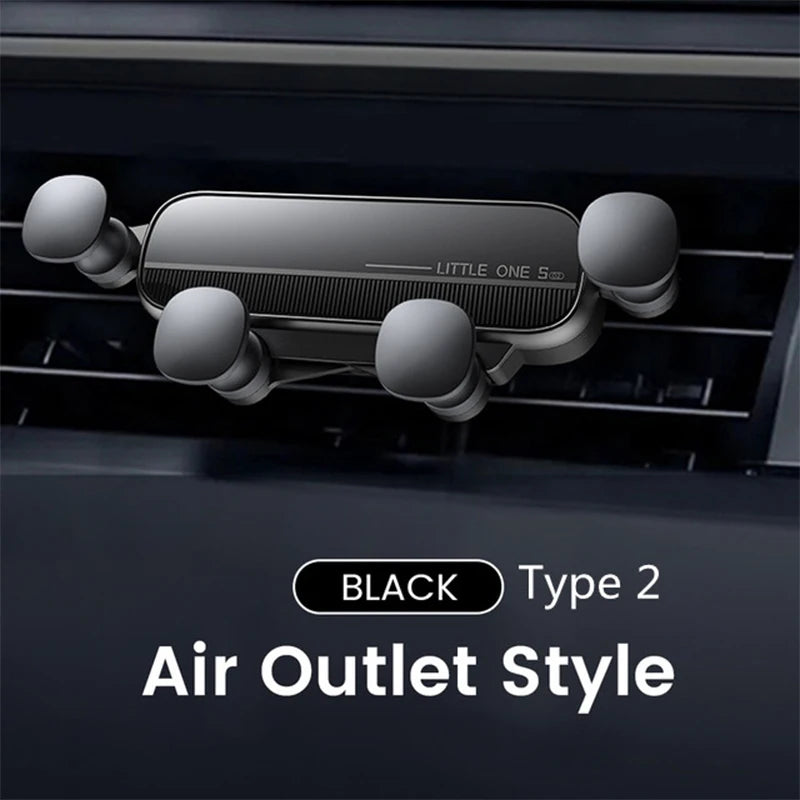 Gravity Car Phone Holder Air Vent Clip Mount Mobile Cell Phone Stand