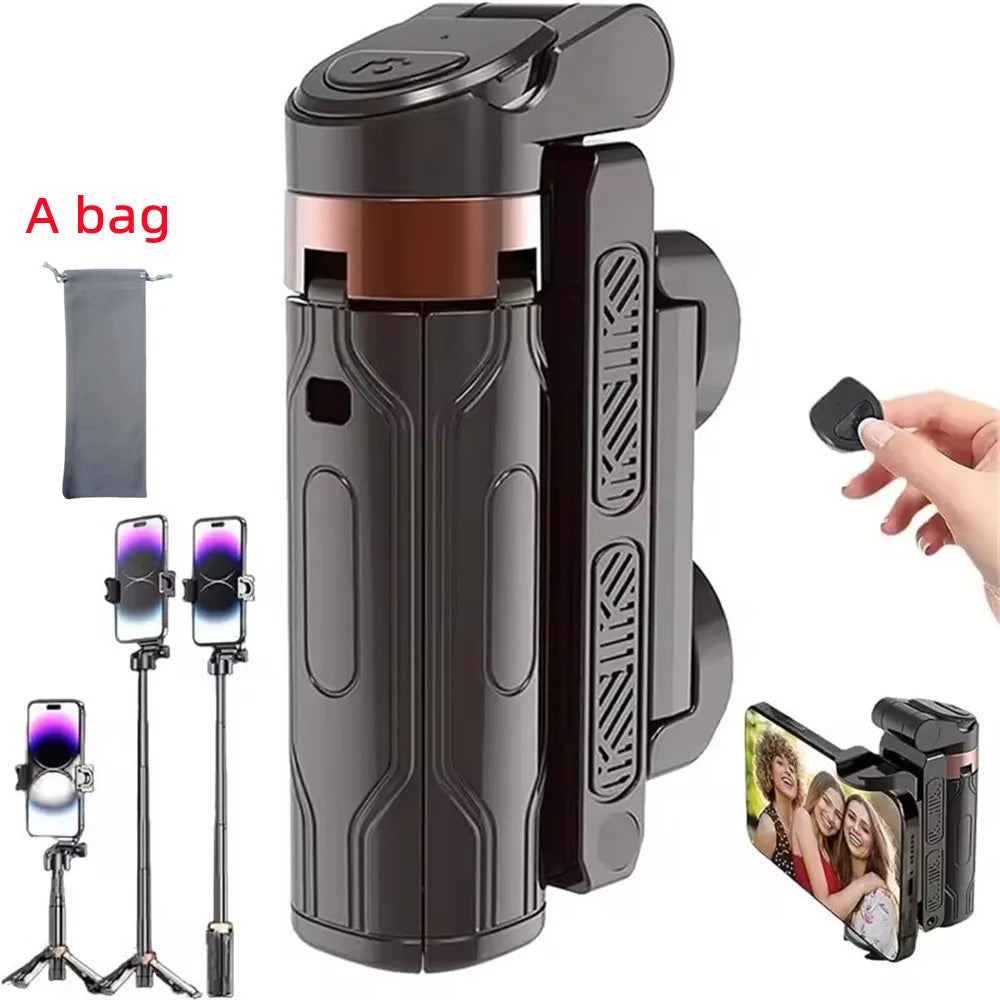 Mobile selfie stick handle tripod photography tool stabilizer