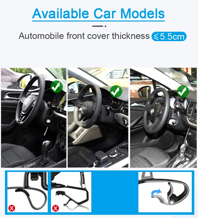 For Magsafe 360 Degree Car Dash Phone Holder for Driving Navigation