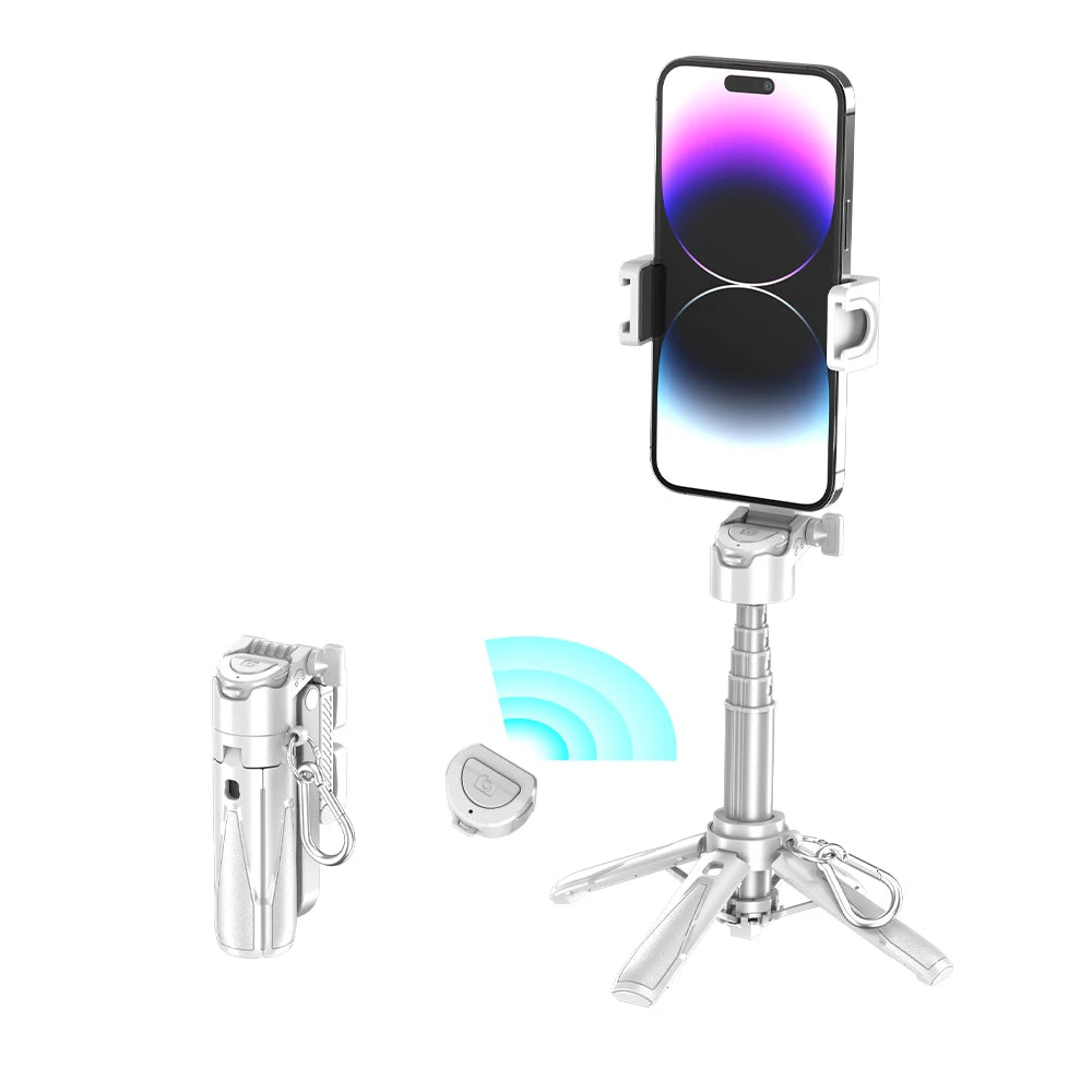 New Handheld Selfie Stick Tripod Stand Foldable Phone Holder