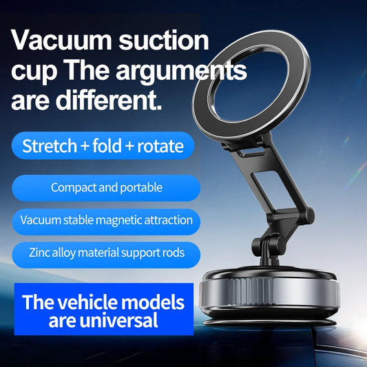 Universal Strong Magnetic Car Phone Holder Foldable Design