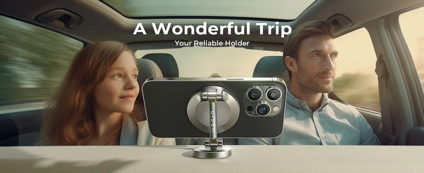 LISEN for Magsafe Car Mount Charger Wireless Car Charger Holder