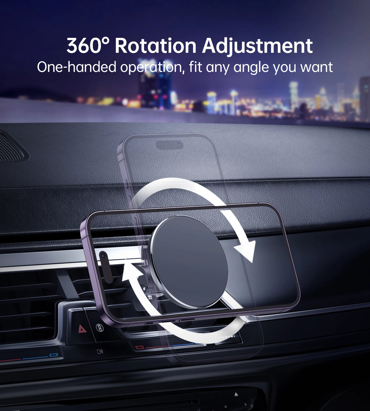 Magnetic Car Mount Holder Portable Electronic Device Mount