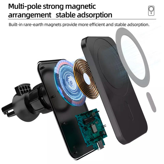 Wireless Charger Magnetic Car phone Holder