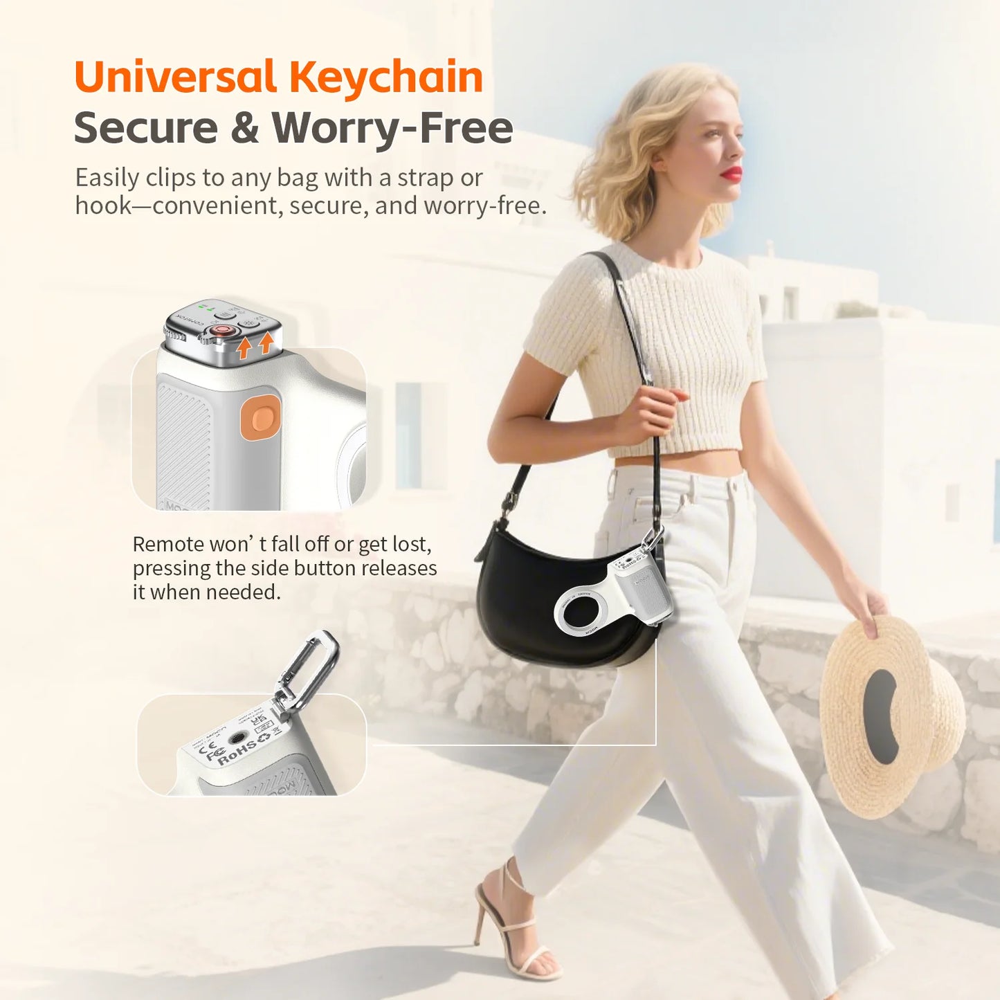 Magnetic Phone Camera Hand Grip Smart Holder with Remote Control