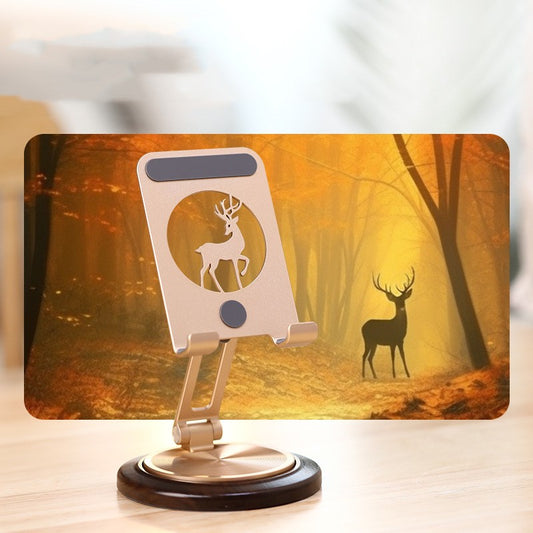 Wooden Base Mobile Phone Holder