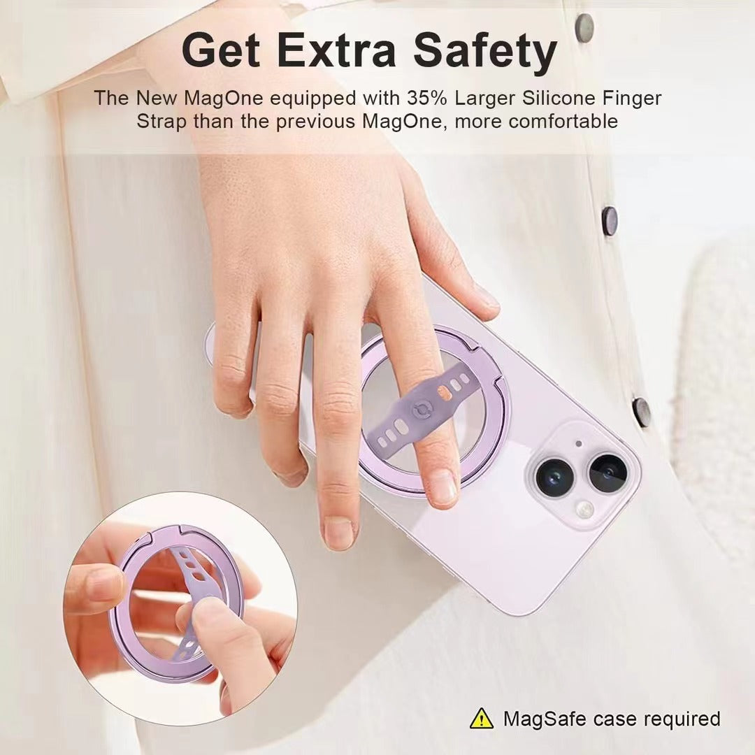 Mobile Phone Holder With Magnetic Wireless Charging
