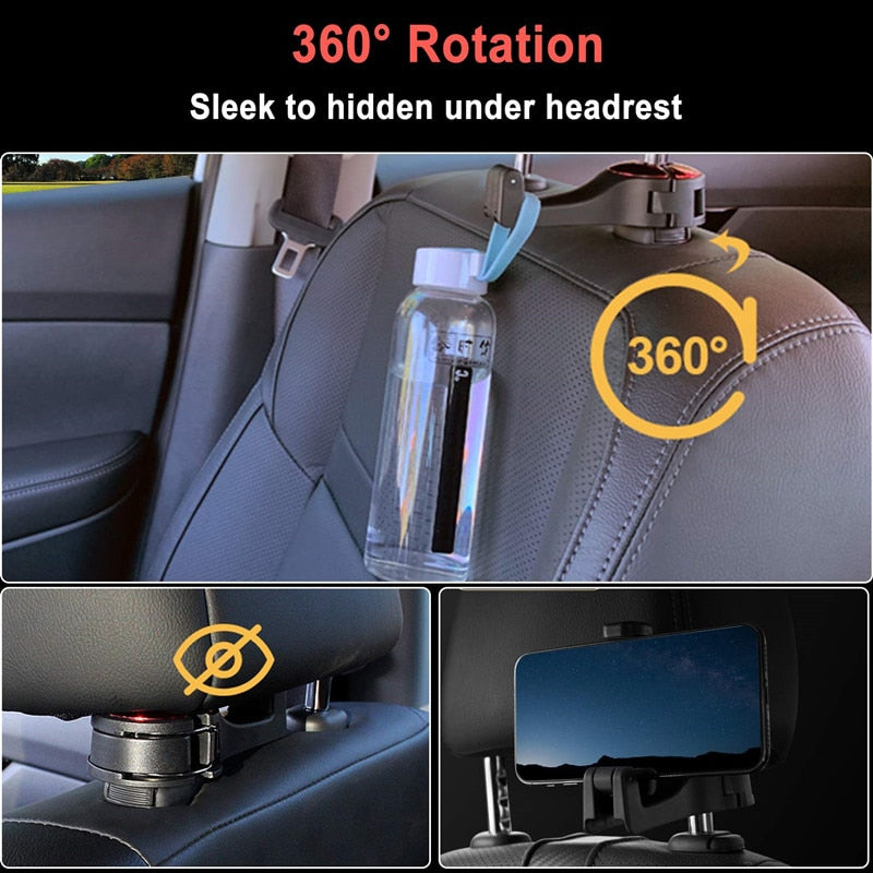 Universal Car Hooks Back Seat Headrest Mount Holder