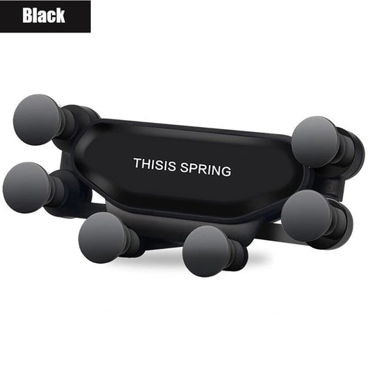 Mini Car Phone Holder Gravity Air Vent Car GPS Bracket